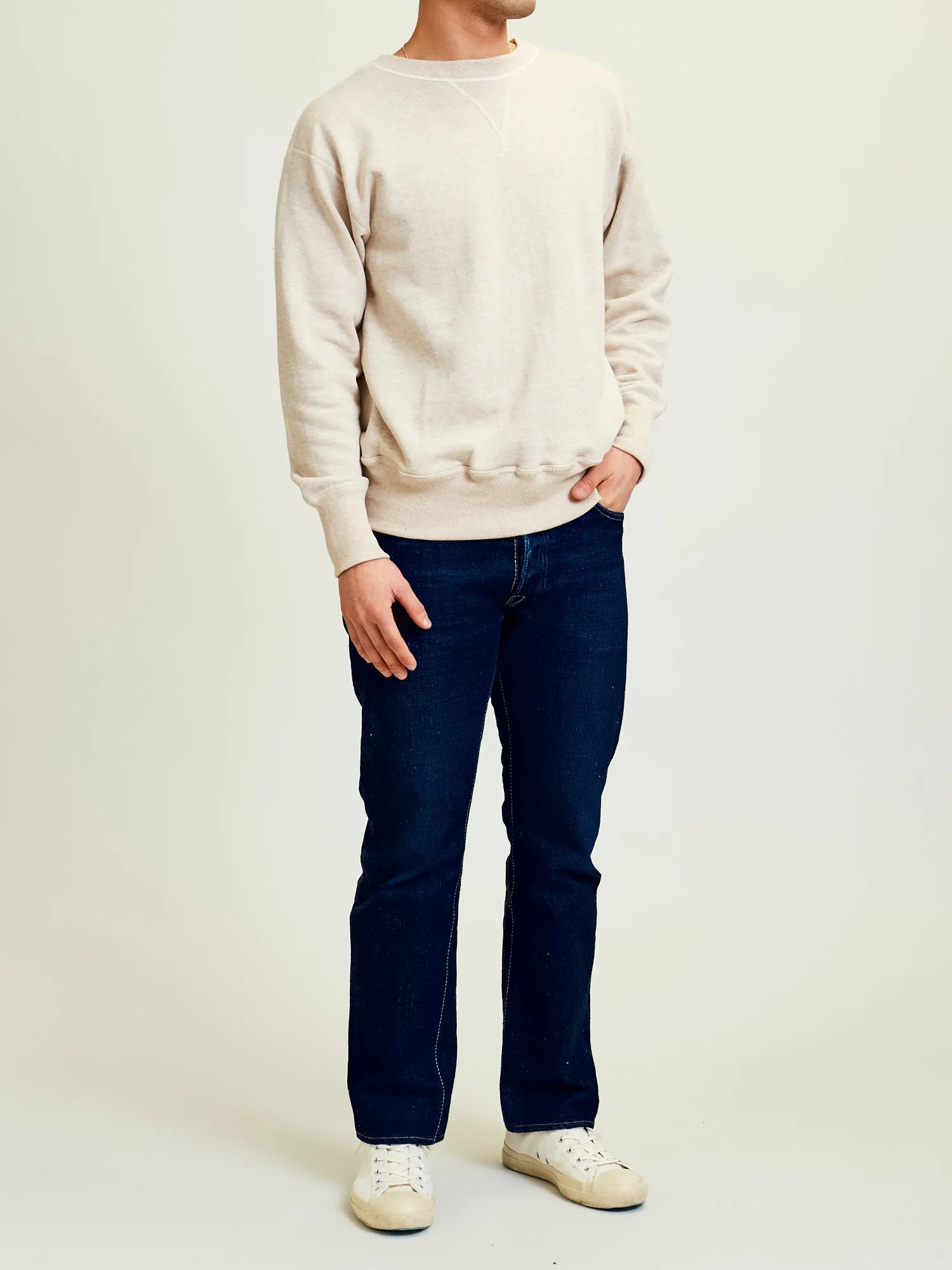 401 Loopwheel Sweatshirt in Oatmeal