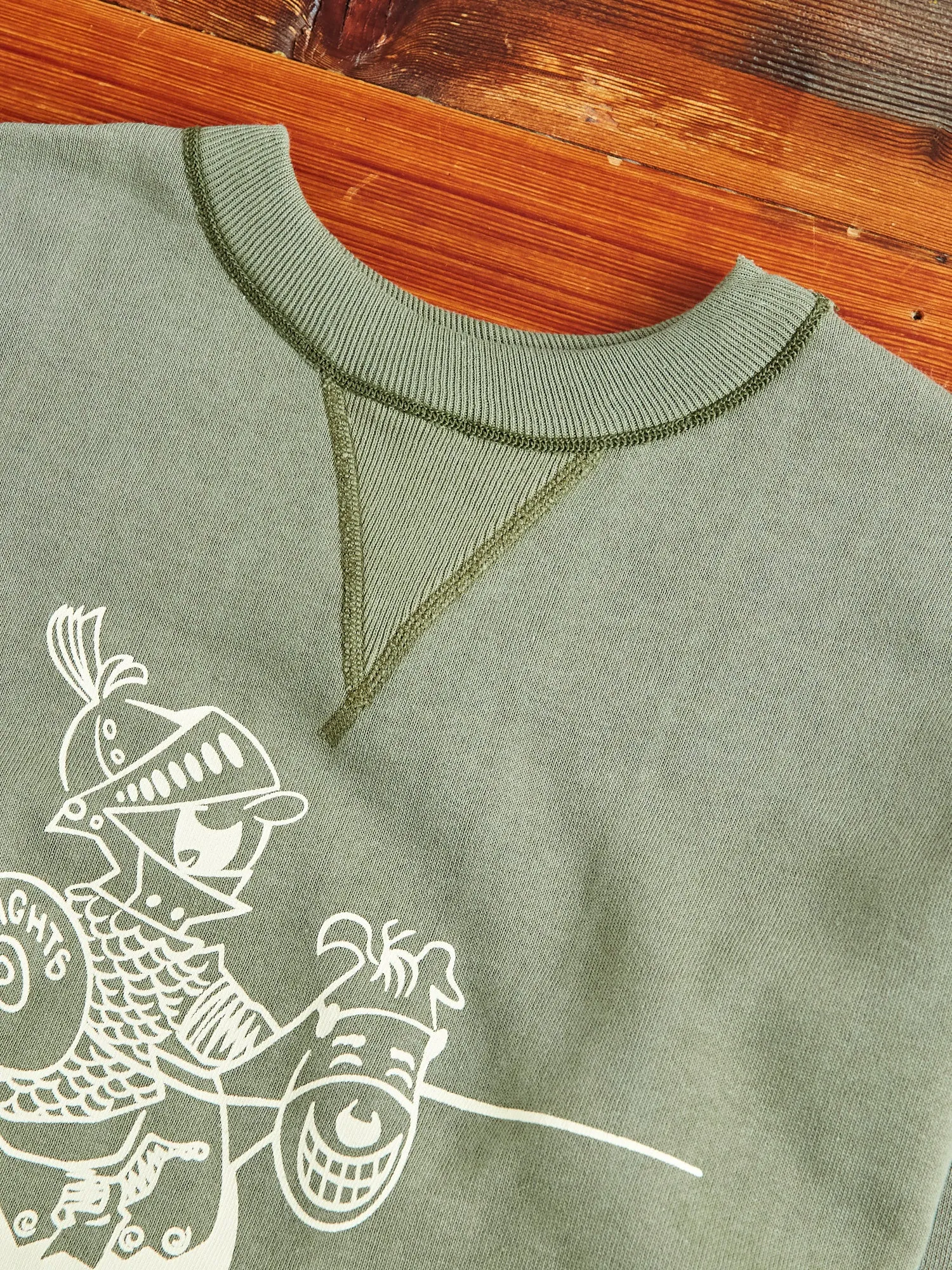 401 "North Arvada" Loopwheel Sweatshirt in OD Green