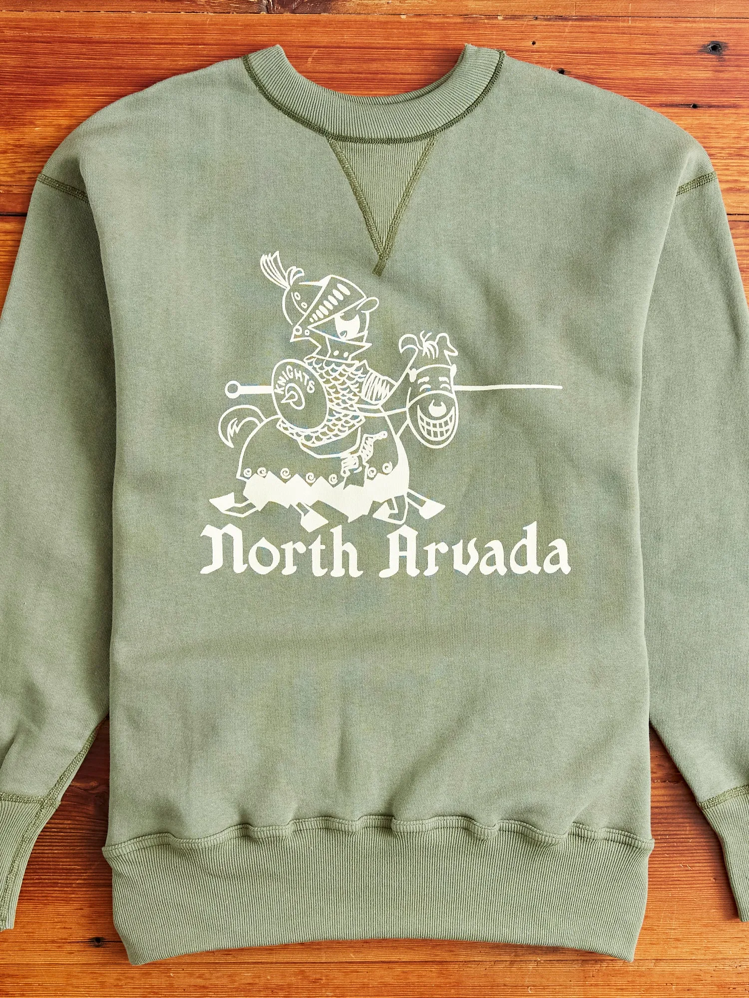 401 "North Arvada" Loopwheel Sweatshirt in OD Green