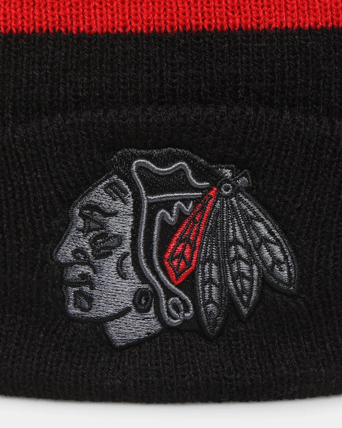 47 Brand Chicago Blackhawks Breakaway Cuff Knit Beanie Black