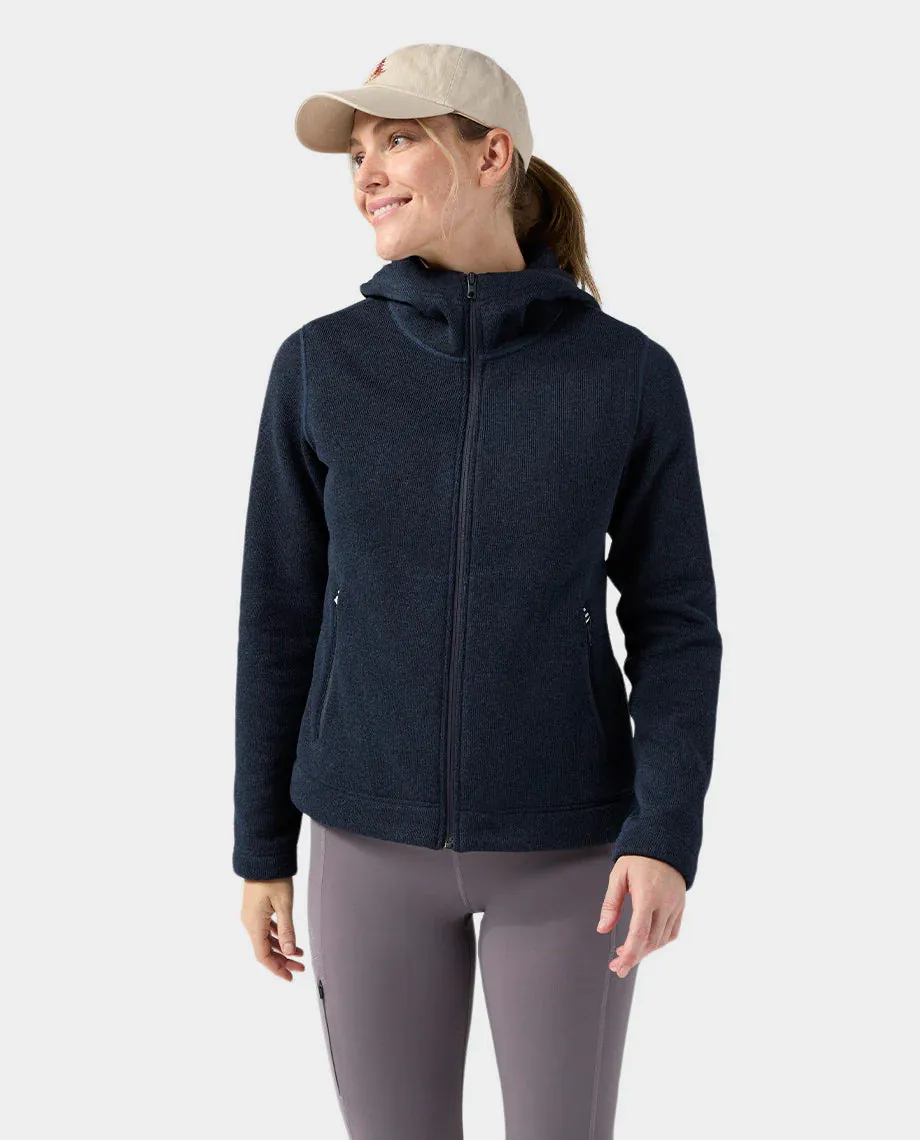 AllTrails × Stio Women's Sweetwater Fleece Full Zip - Mountain Shadow Heather