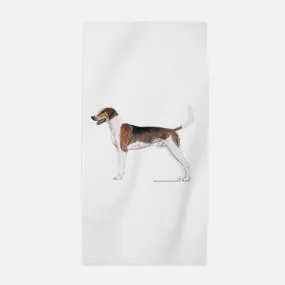 American Foxhound Beach Towel