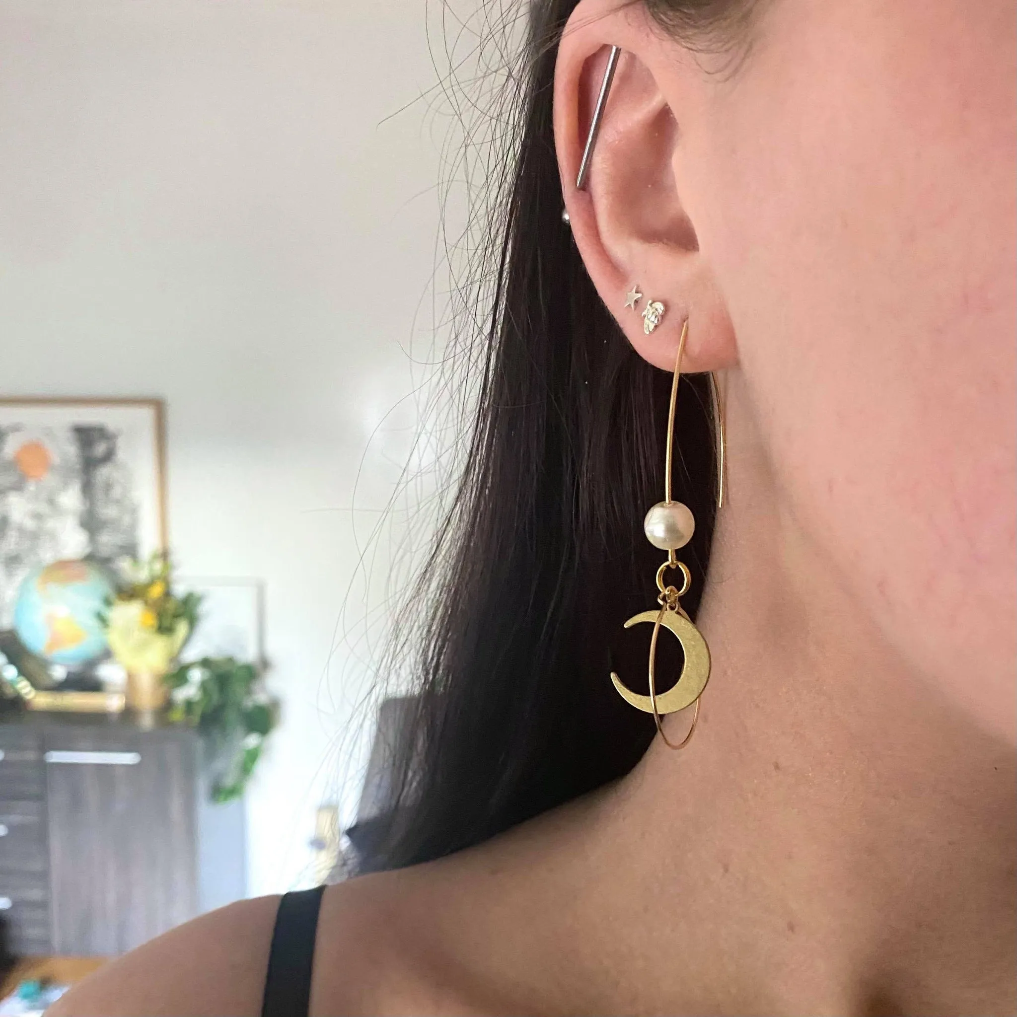 Arch Earrings - Saturn