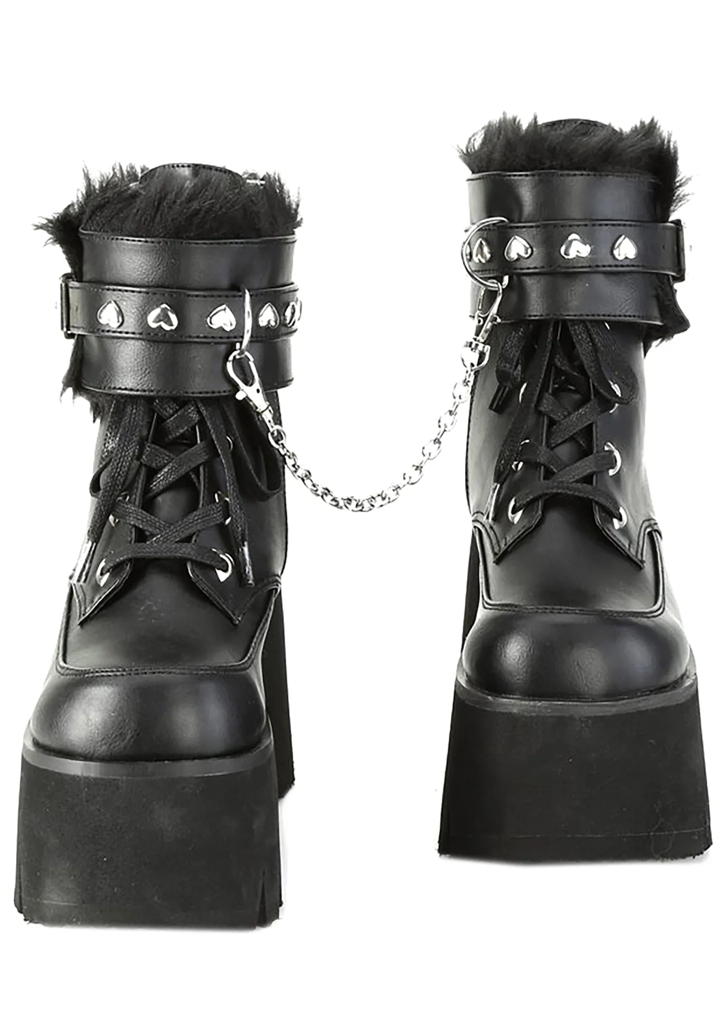 ASH 57 Wicked Games Black Platform Boots