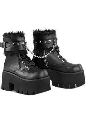 ASH 57 Wicked Games Black Platform Boots