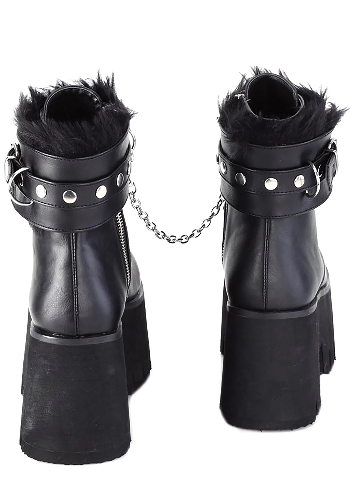 ASH 57 Wicked Games Black Platform Boots