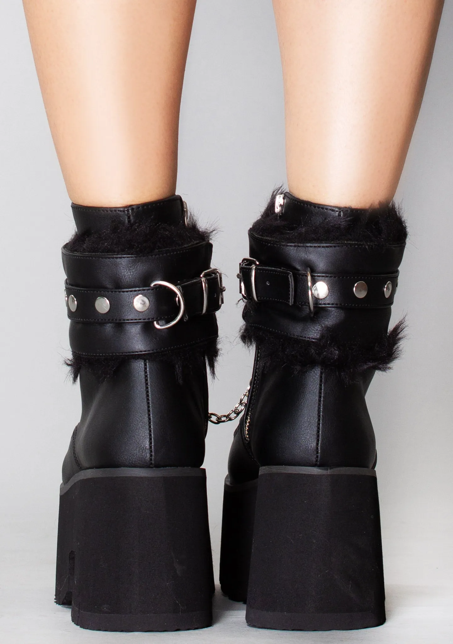 ASH 57 Wicked Games Black Platform Boots