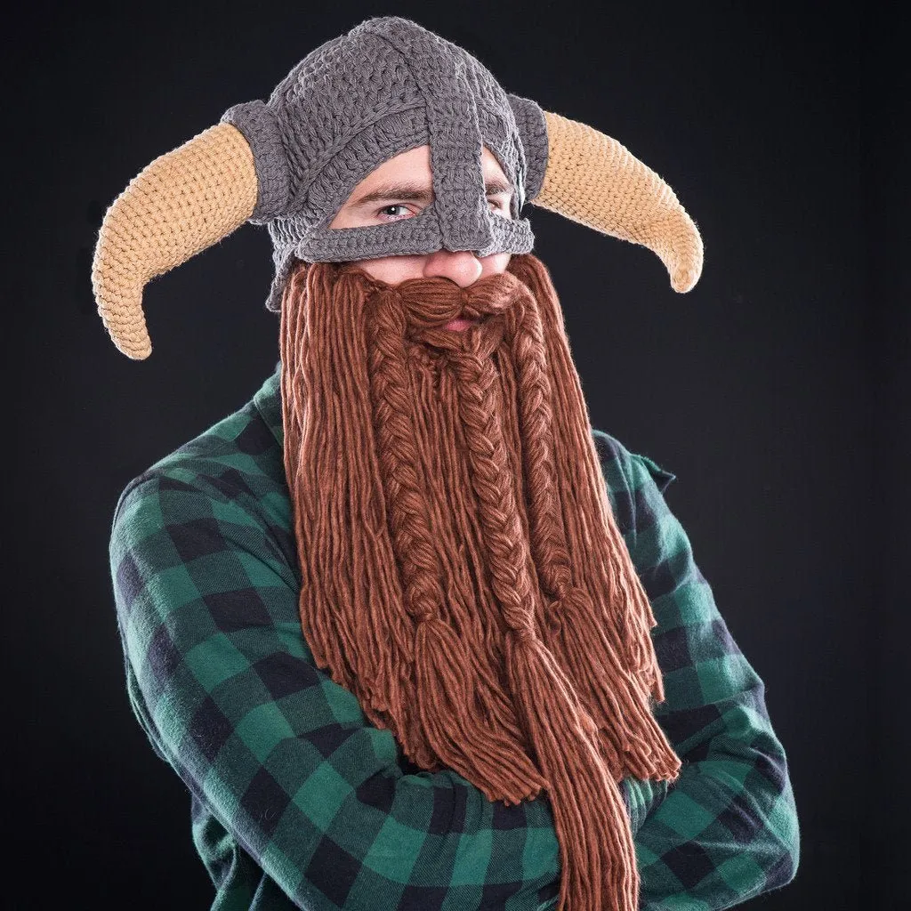 Battle Viking Bearded Hat