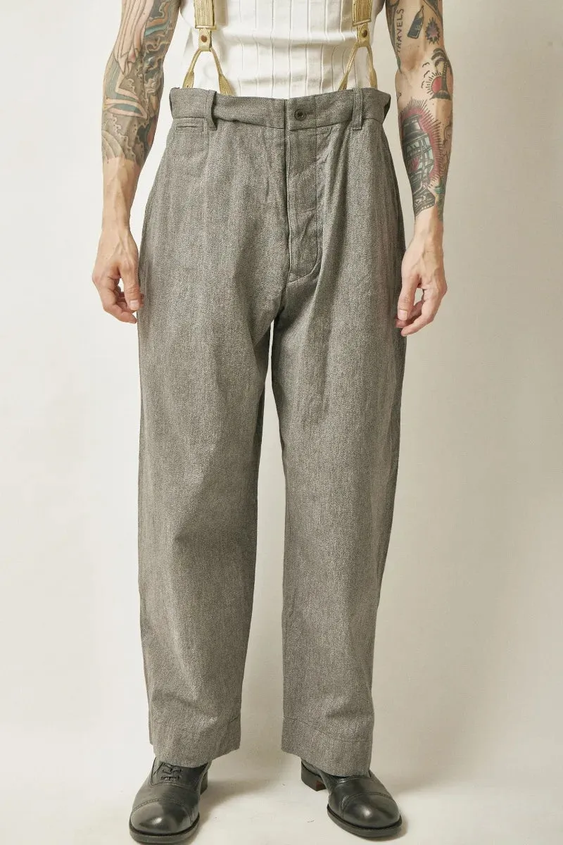 Belafonte Ragtime Clothing, Hiback Trouser, Salt & Pepper