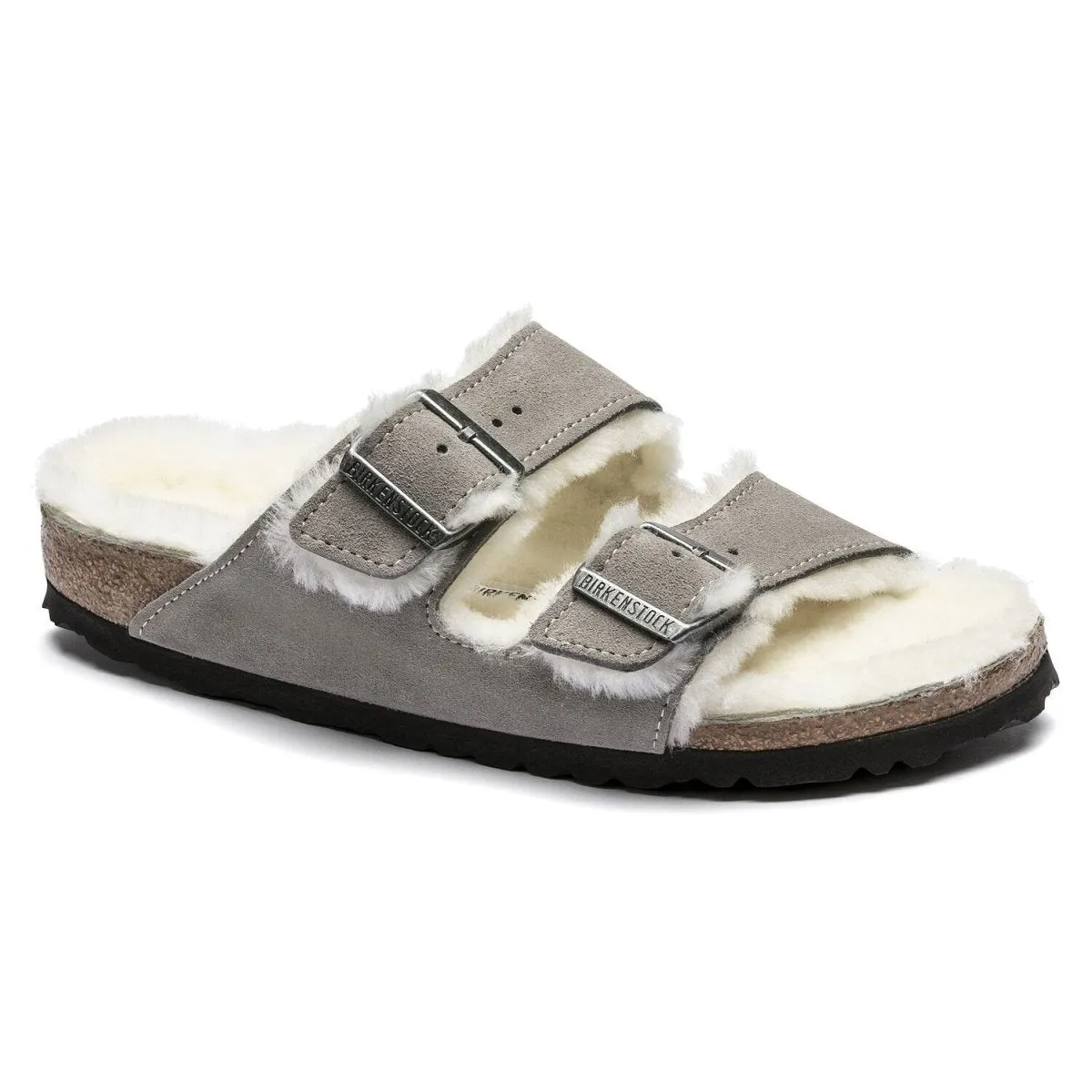 Birkenstock Women's Arizona Shearling Stone