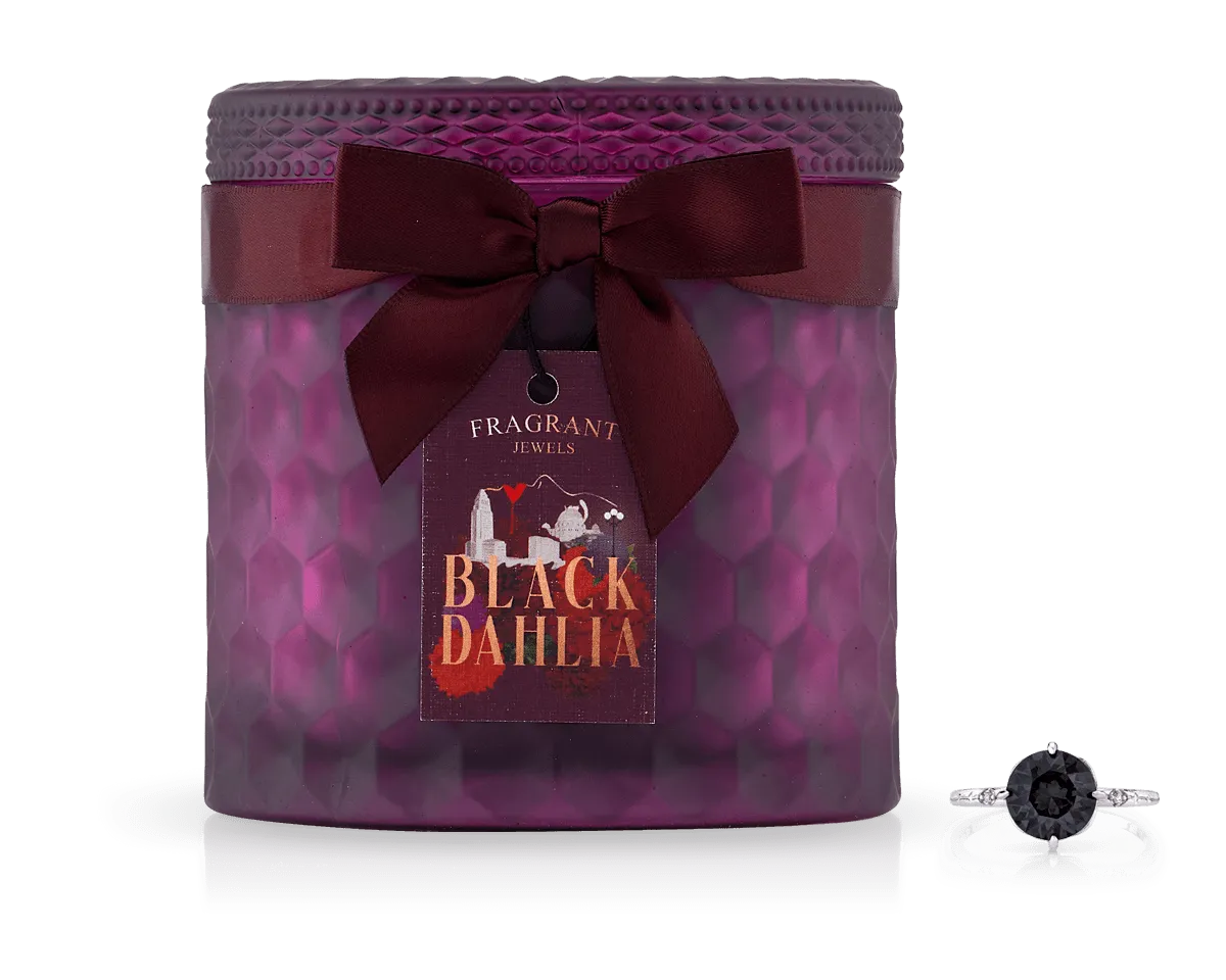 Black Dahlia - Satin Collection - Jewel Candle