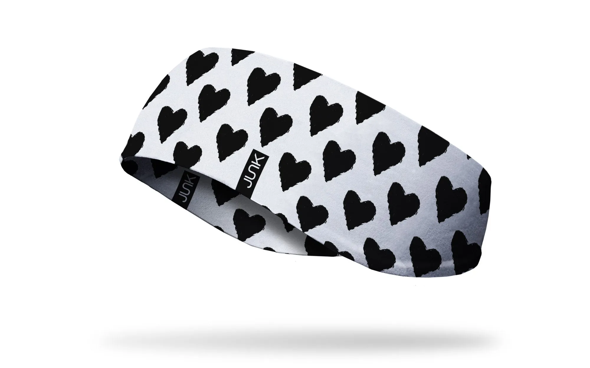 Black Heart Ear Warmer