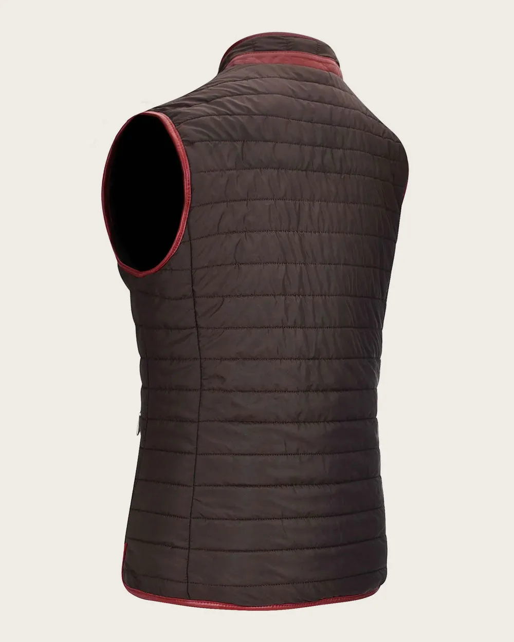 Black reversible vest