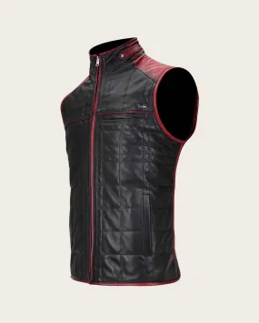 Black reversible vest