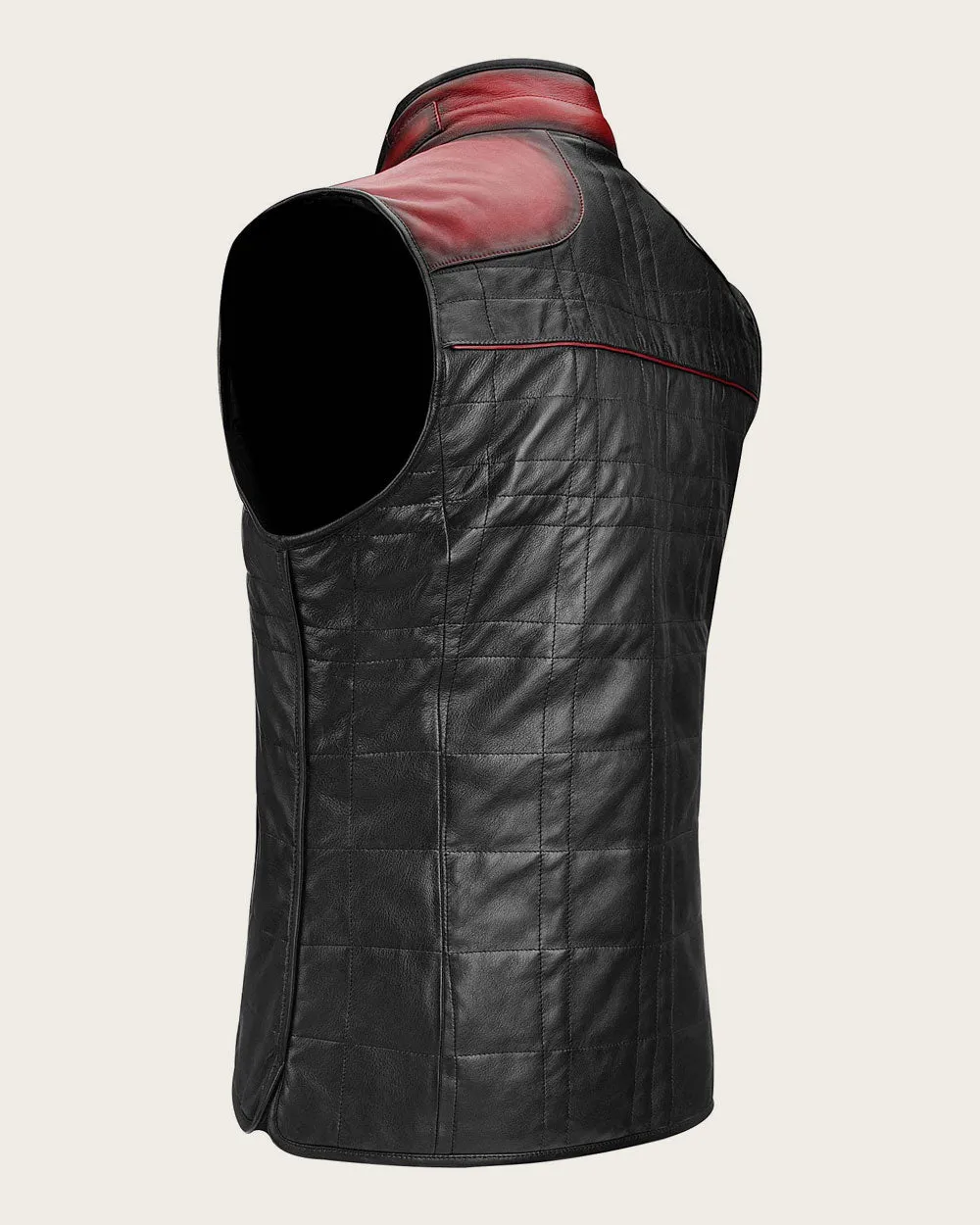 Black reversible vest