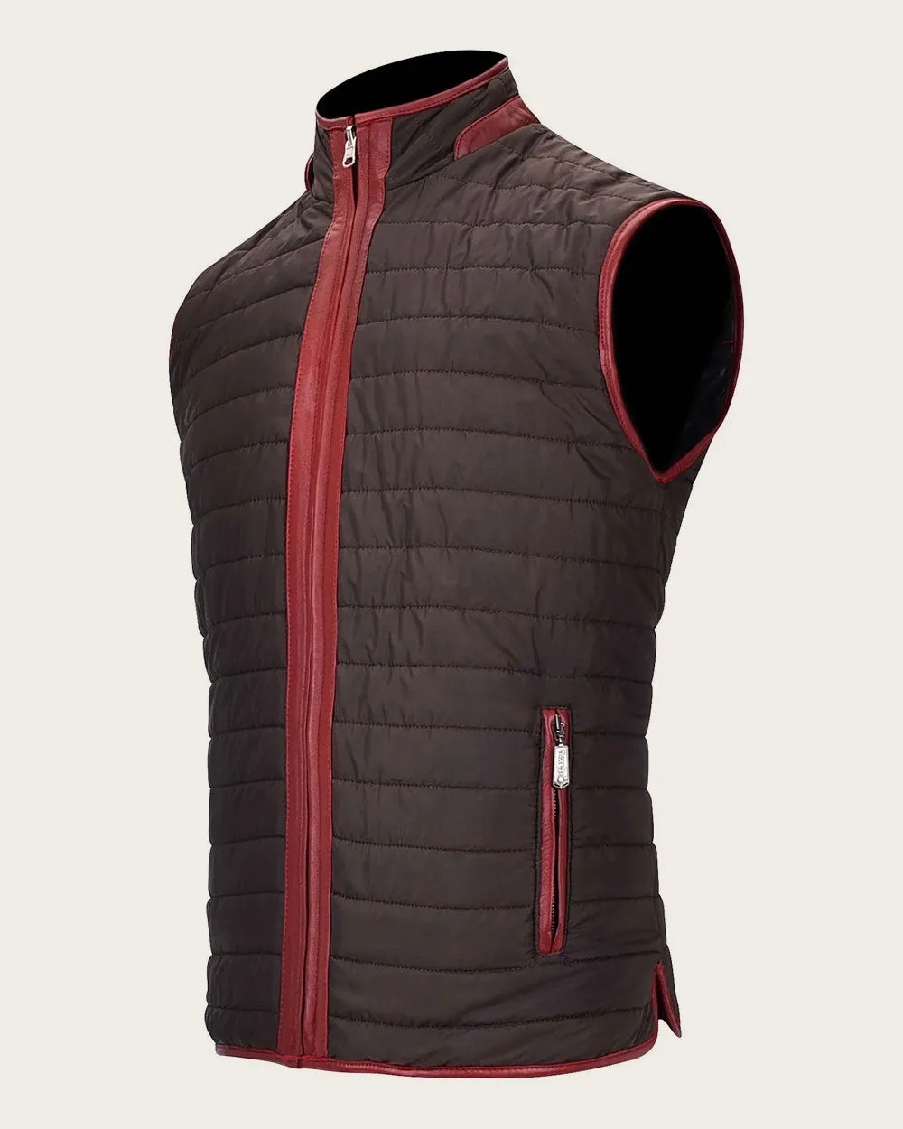 Black reversible vest