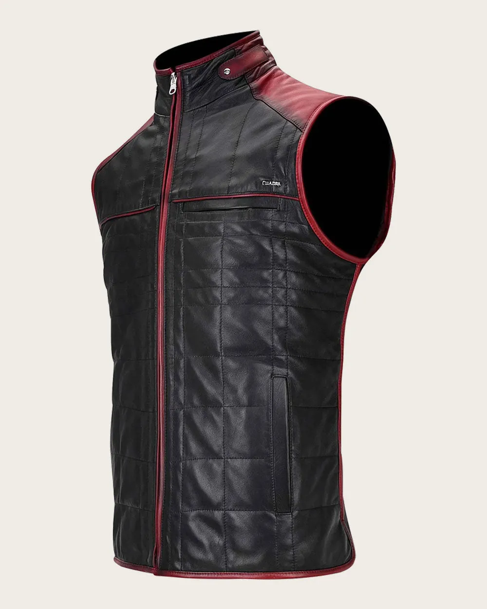 Black reversible vest