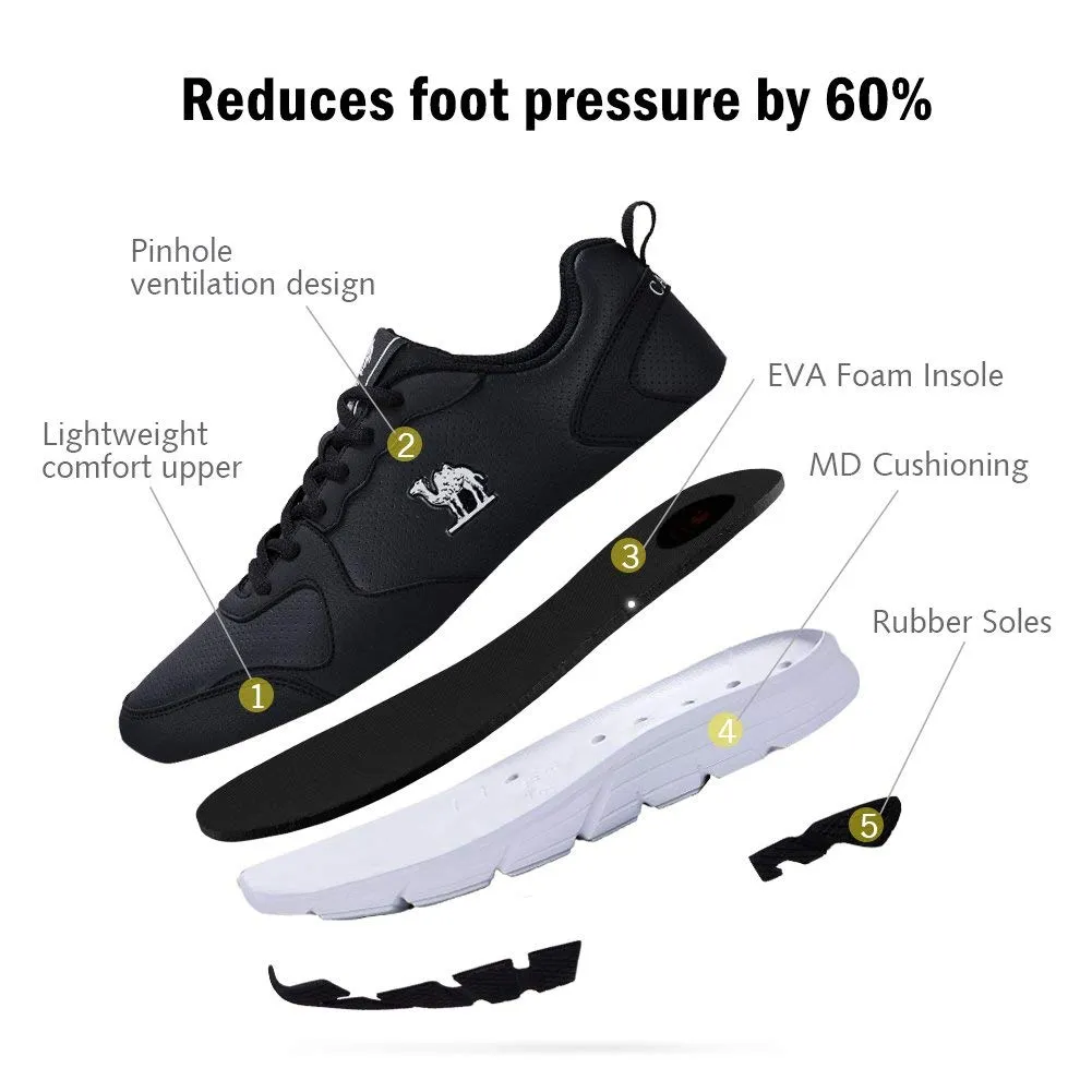 Camel Men's Trail Running Shoes Lightweight Shockproof Cushioning Casual Sport Athletic Walking Sneakers for Gym Outdoor