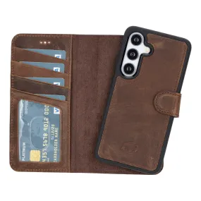 Carter Samsung Galaxy S24  Wallet Case, Distressed Coffee