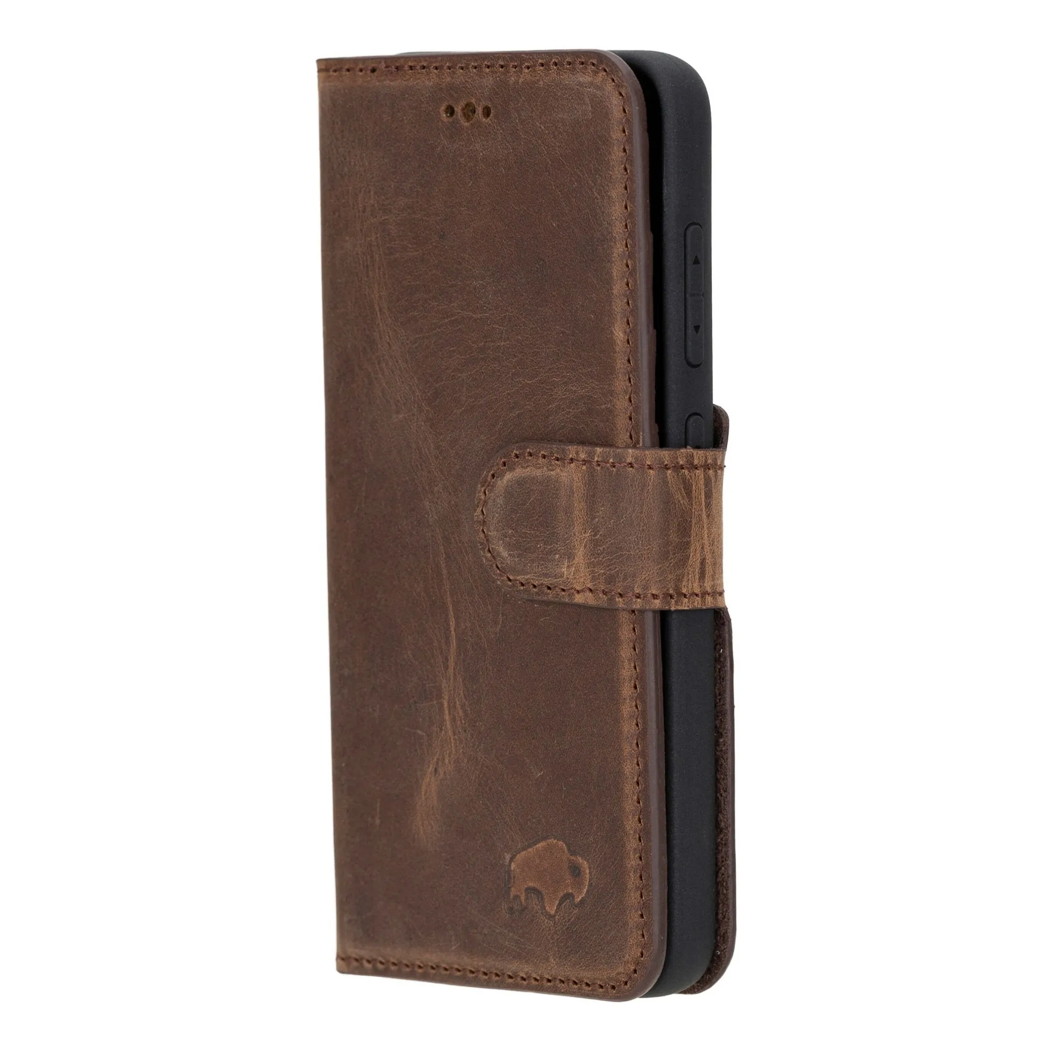 Carter Samsung Galaxy S24  Wallet Case, Distressed Coffee