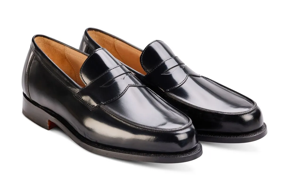 Chicago Penny Loafer - Black Bookbinder