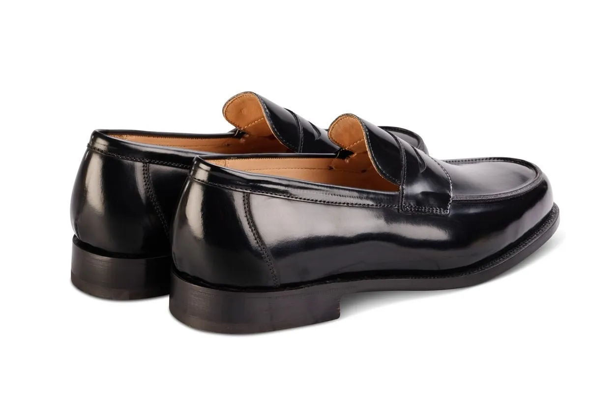 Chicago Penny Loafer - Black Bookbinder