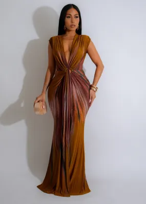 Desert Mirage Maxi Dress Yellow