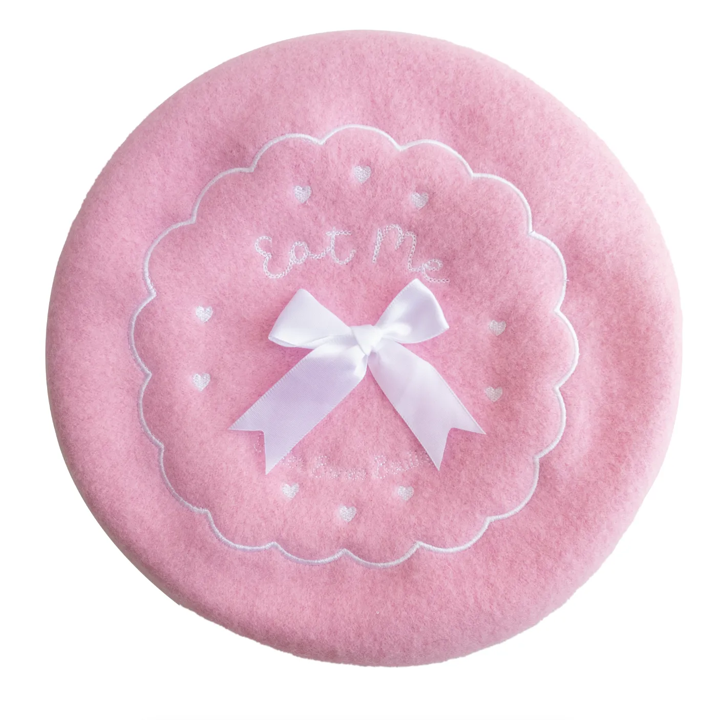 Eat Me Biscuit Beret Pink