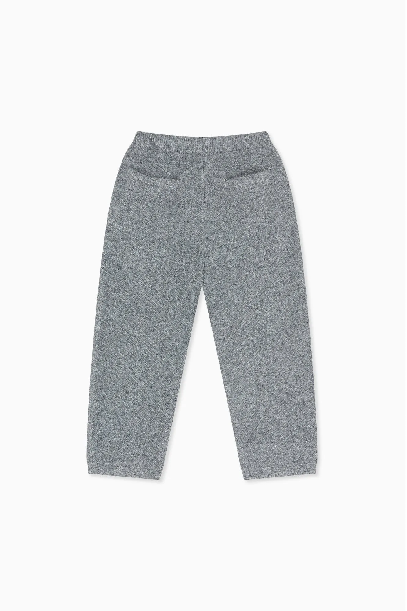 Fluffy Knit Pant - Grey