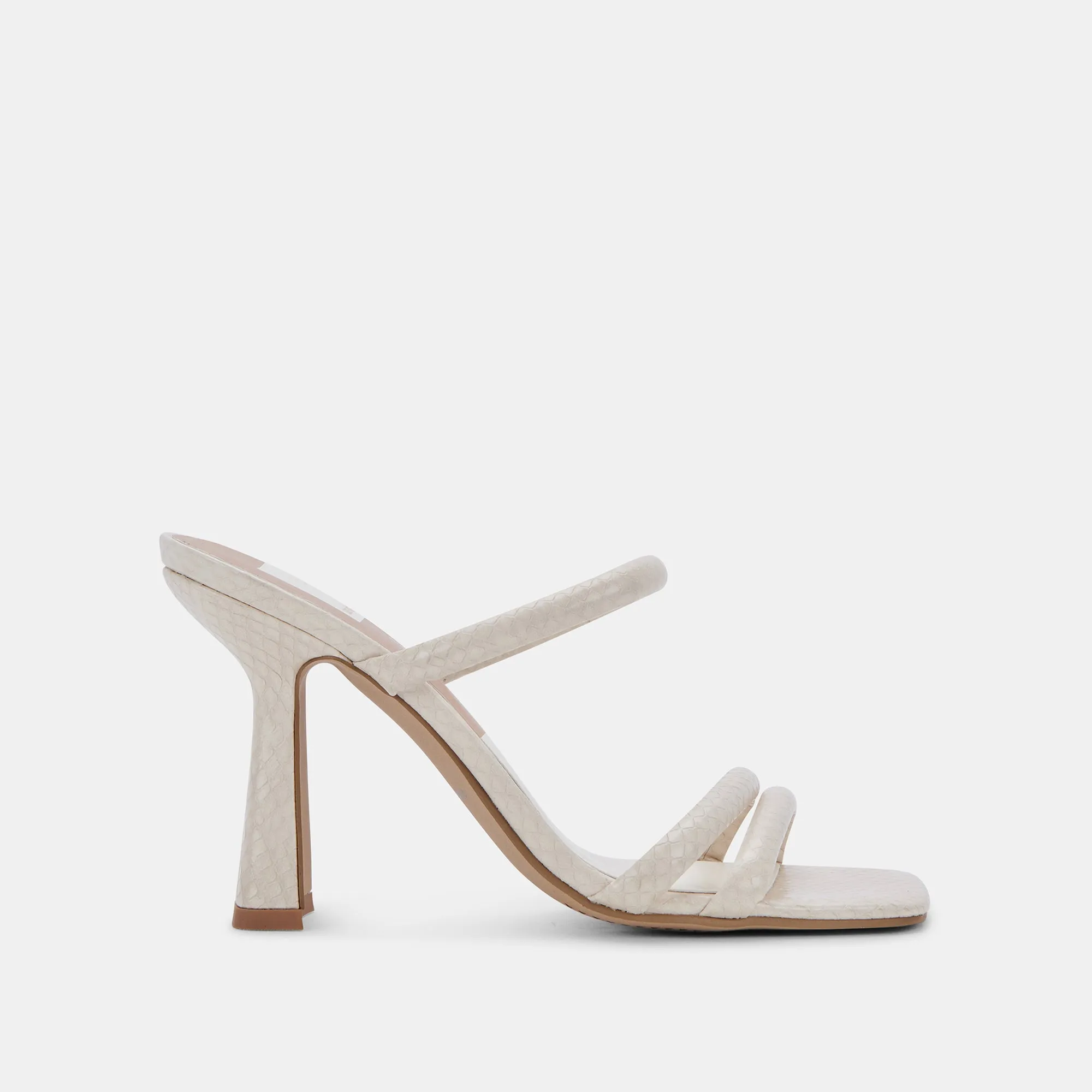 FORT HEELS IVORY EMBOSSED STELLA