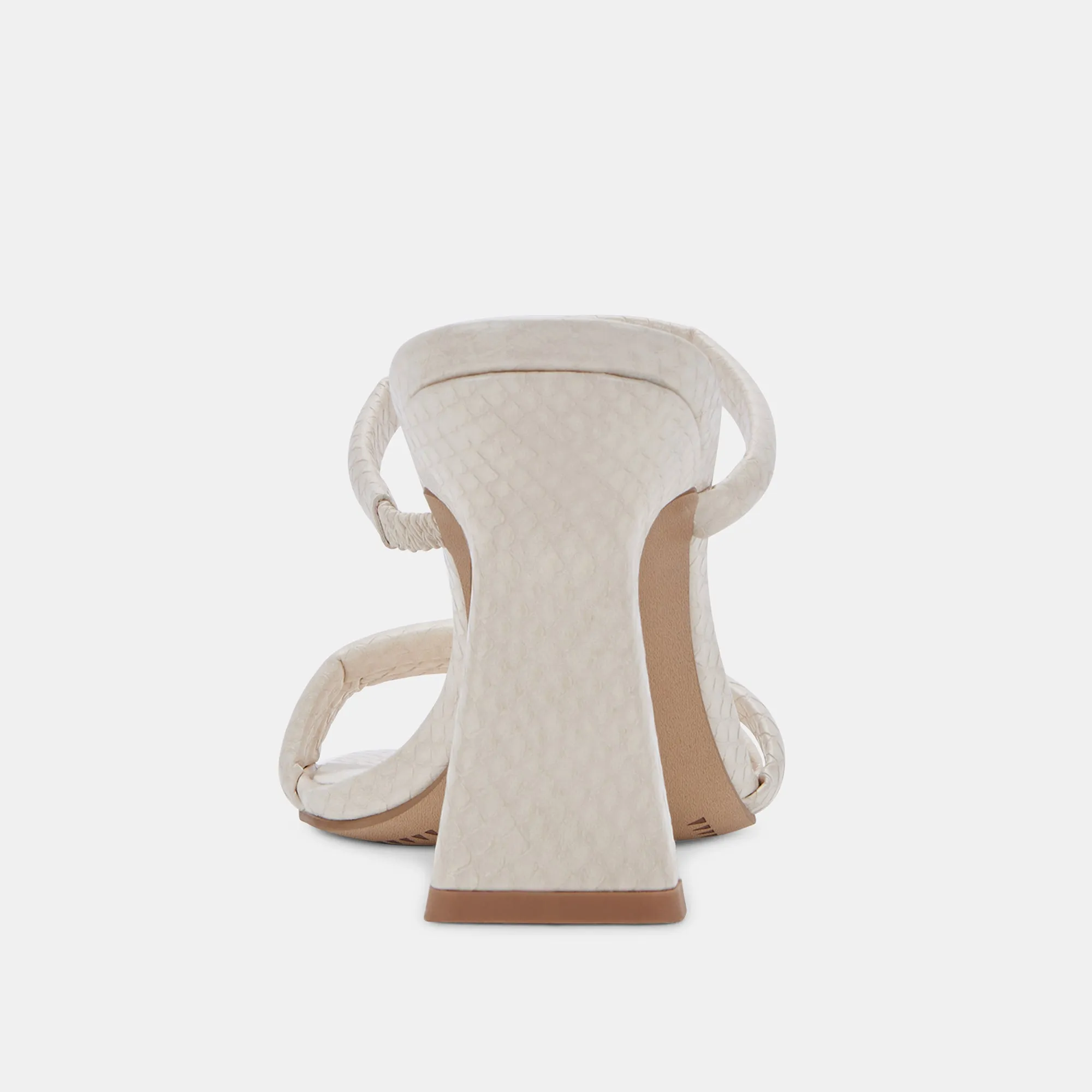 FORT HEELS IVORY EMBOSSED STELLA