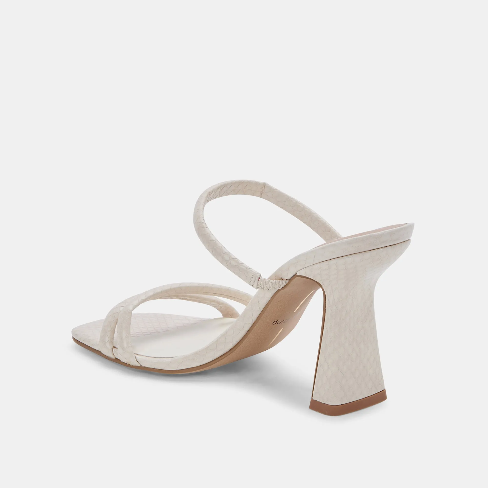 FORT HEELS IVORY EMBOSSED STELLA