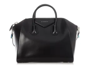 Givenchy Medium Black Shiny Calfskin Antigona