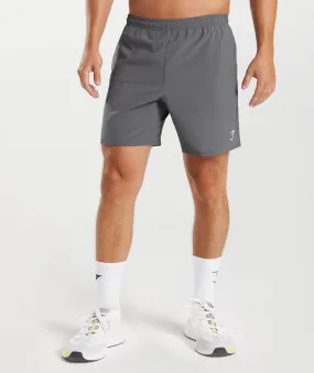 Gymshark Arrival 7" Shorts - Silhouette Grey