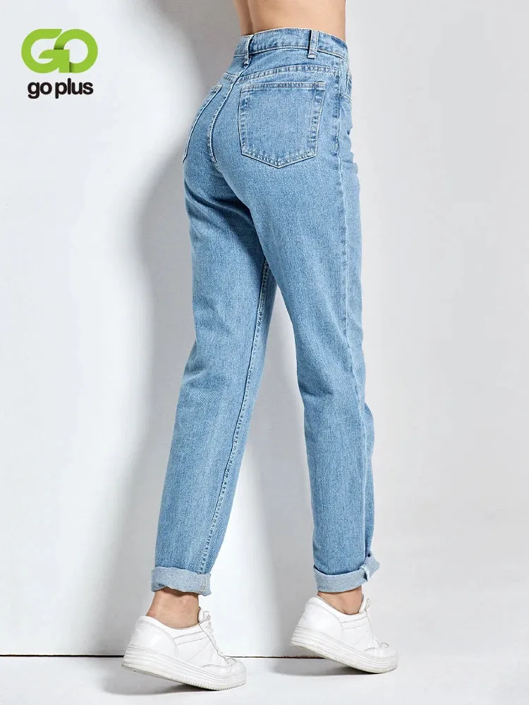 Harem Pants Vintage High Waist Jeans for Women