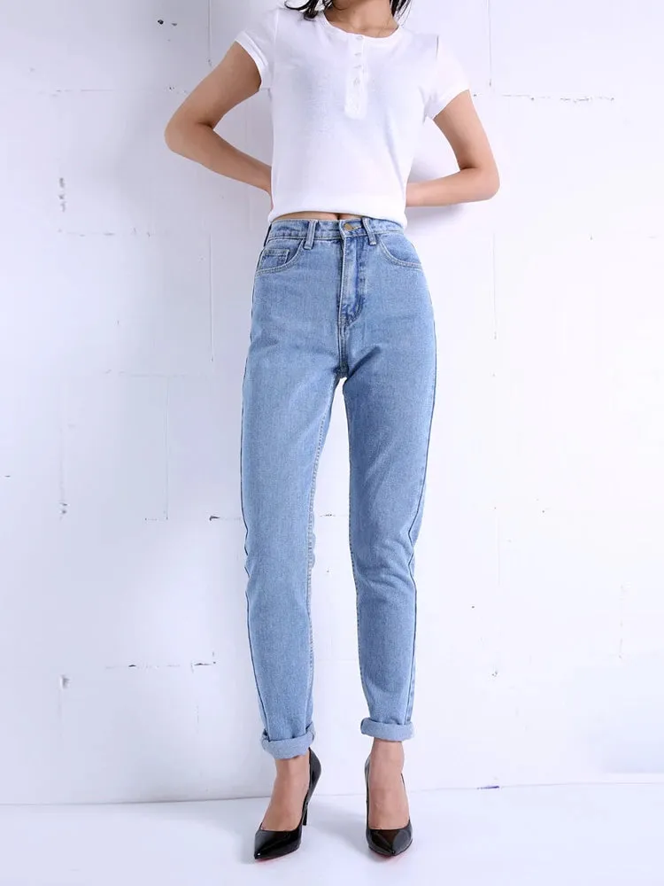 Harem Pants Vintage High Waist Jeans for Women