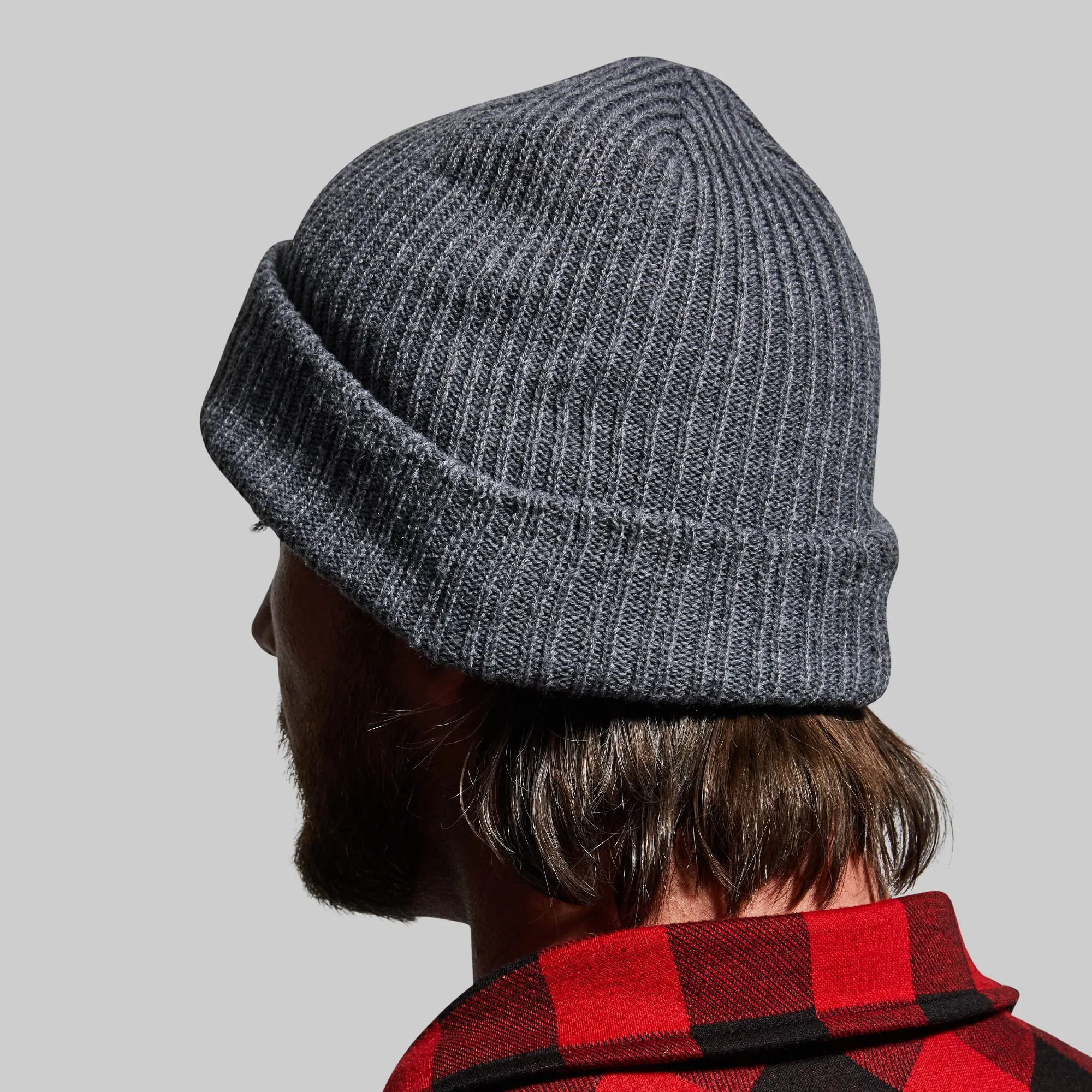 Heritage Knit Beanie (BPO-Dark Heather Grey)