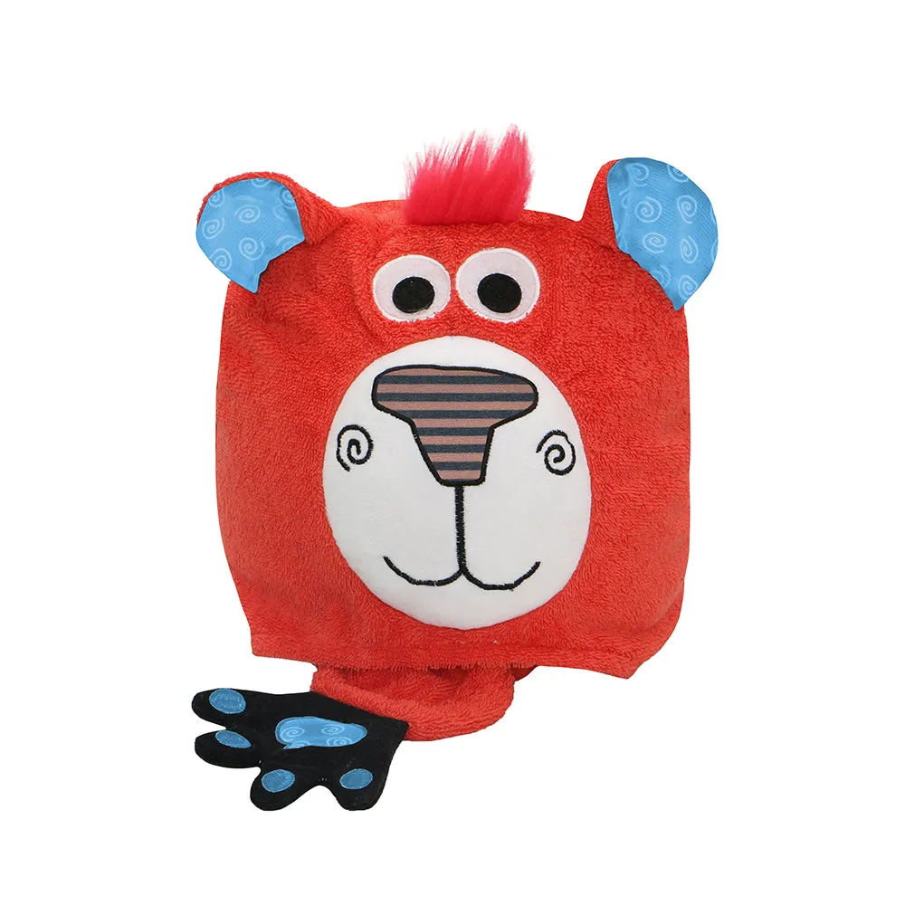 Kids Plush Terry Hooded Bath Towel - Bosley the Bear