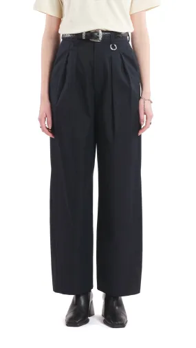 Ladies Buckle Wide Leg Pants