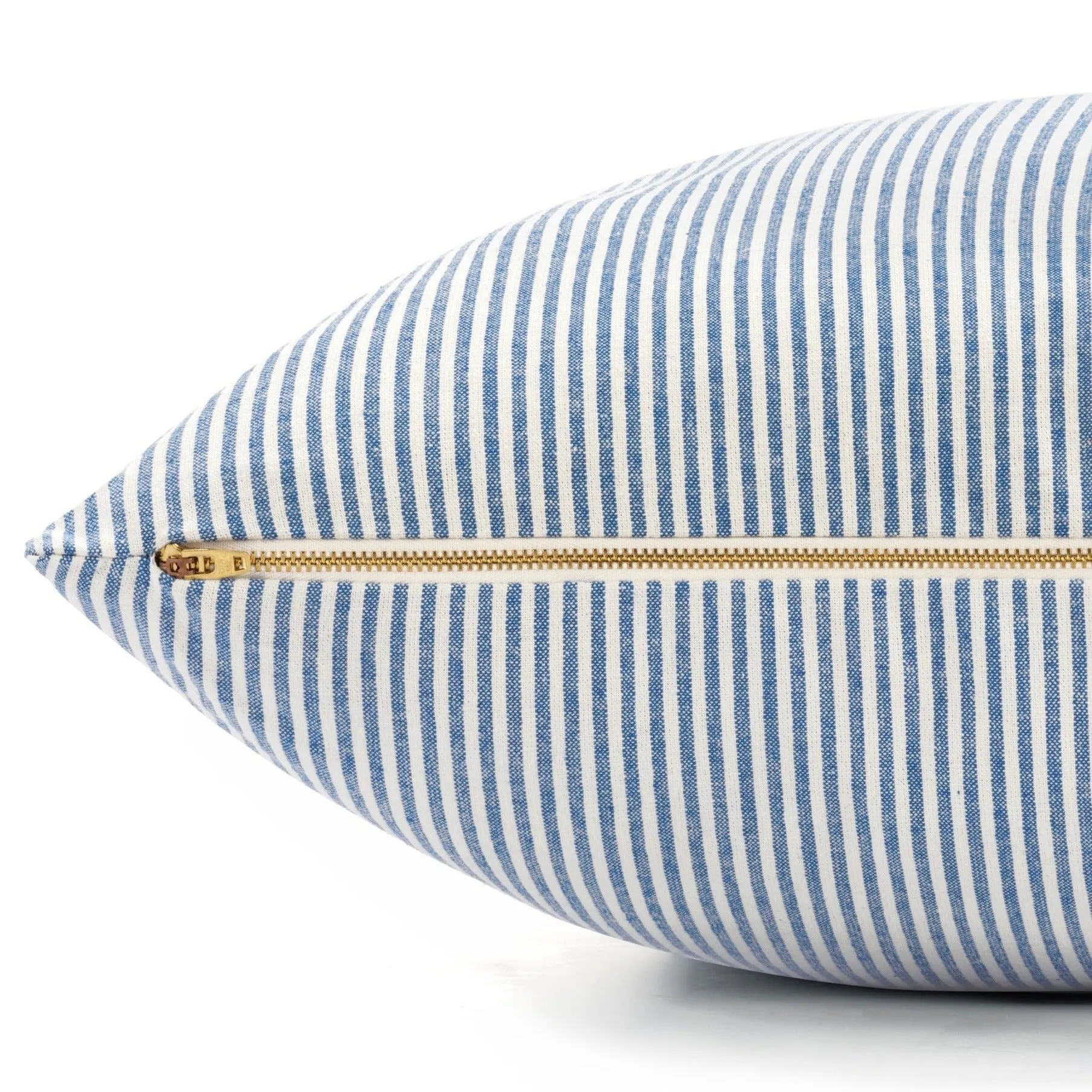 Lake Blue Stripe Dog Bed