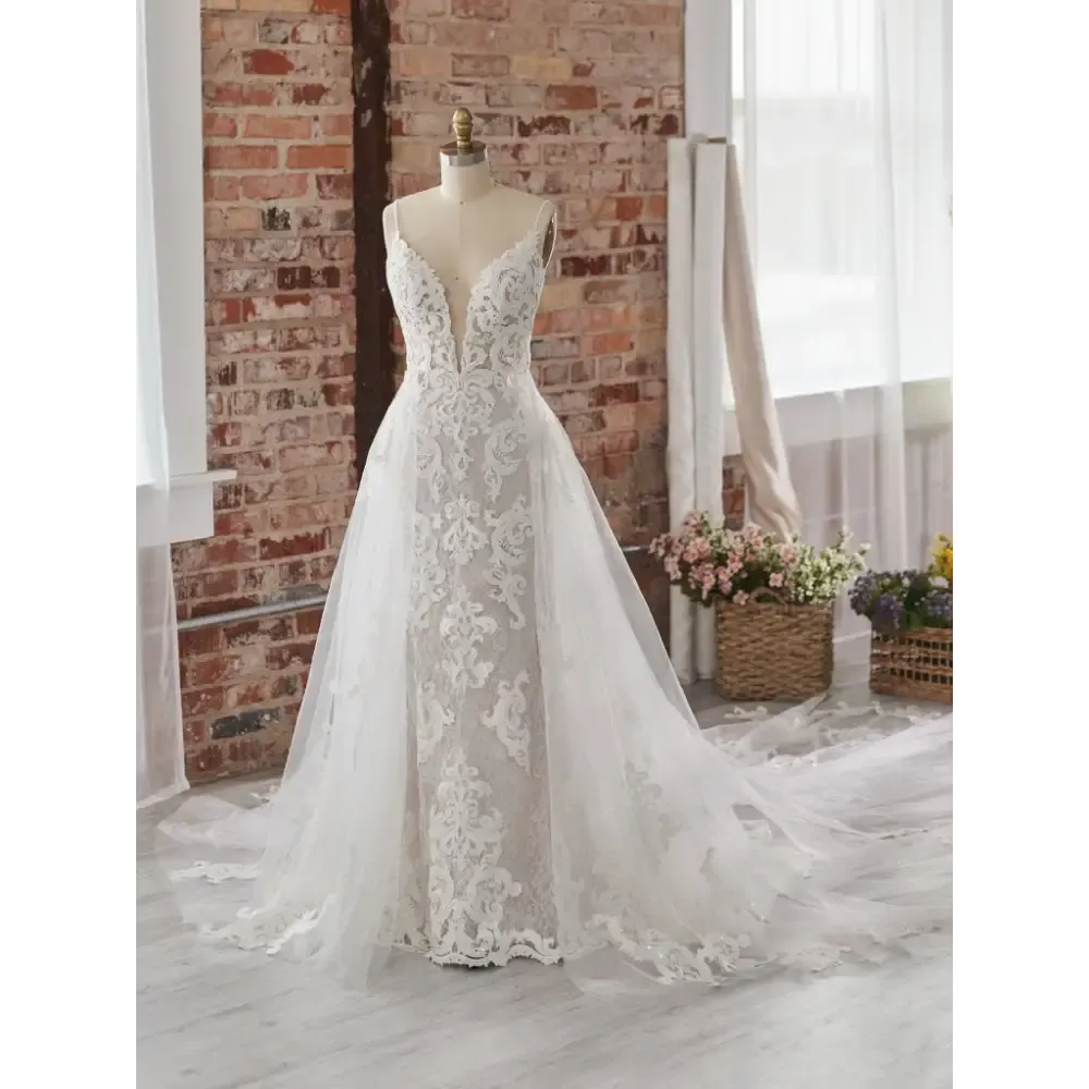 Maggie Sottero Tuscany Detachable Train