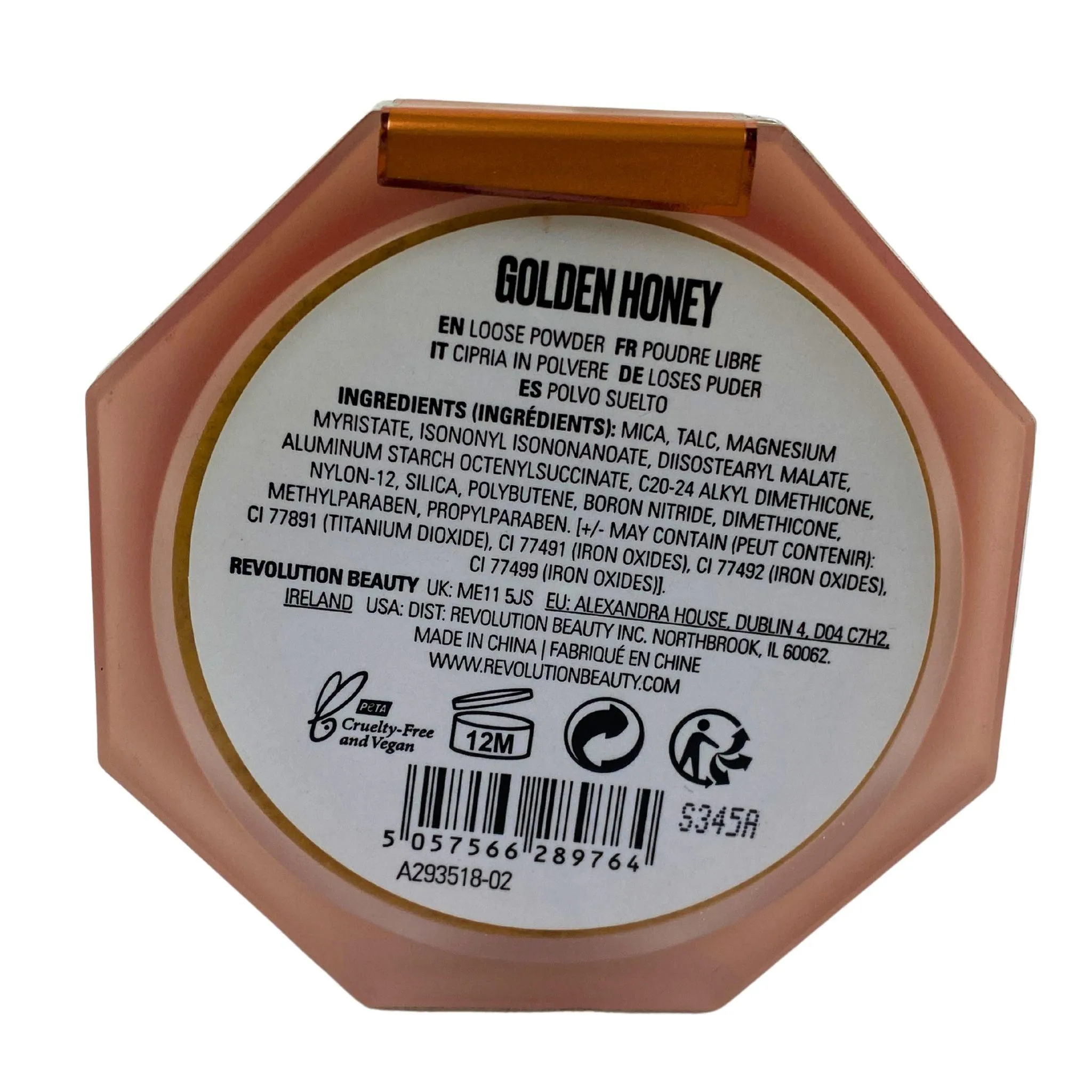 Makeup Obsession London "Golden Honey"  Shimmer Dust Loose Powder 0.35OZ (35 Pcs Lot)