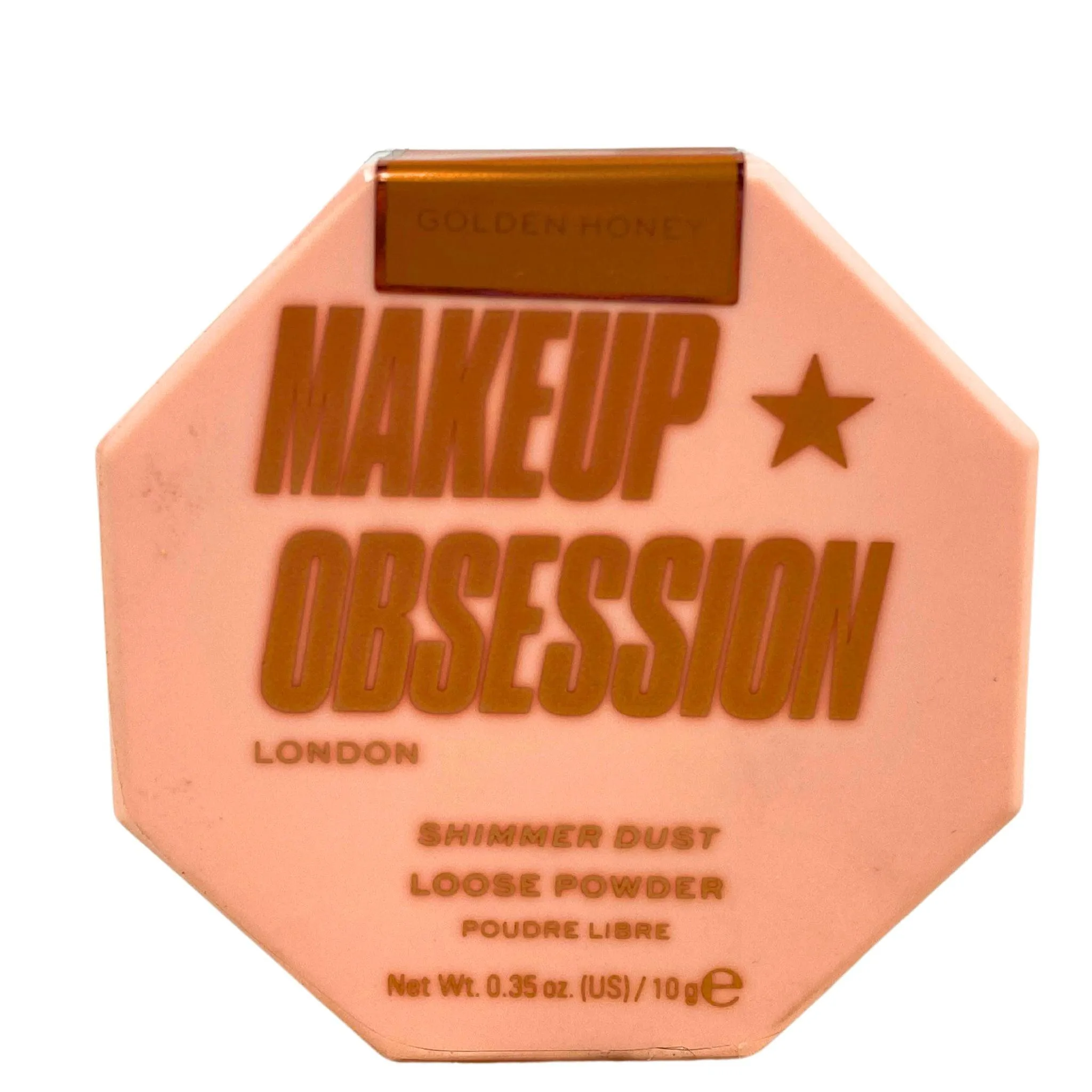 Makeup Obsession London "Golden Honey"  Shimmer Dust Loose Powder 0.35OZ (35 Pcs Lot)