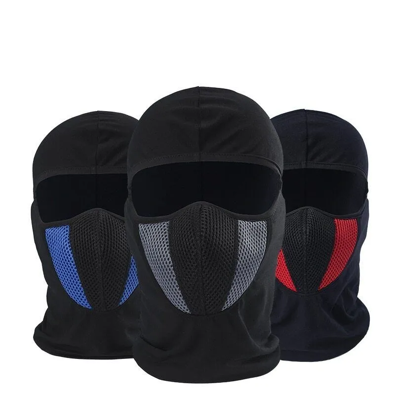 Mesh Black Outdoor Balaclava Full Face Mask Sports Ski Bike Ninja Army Mask