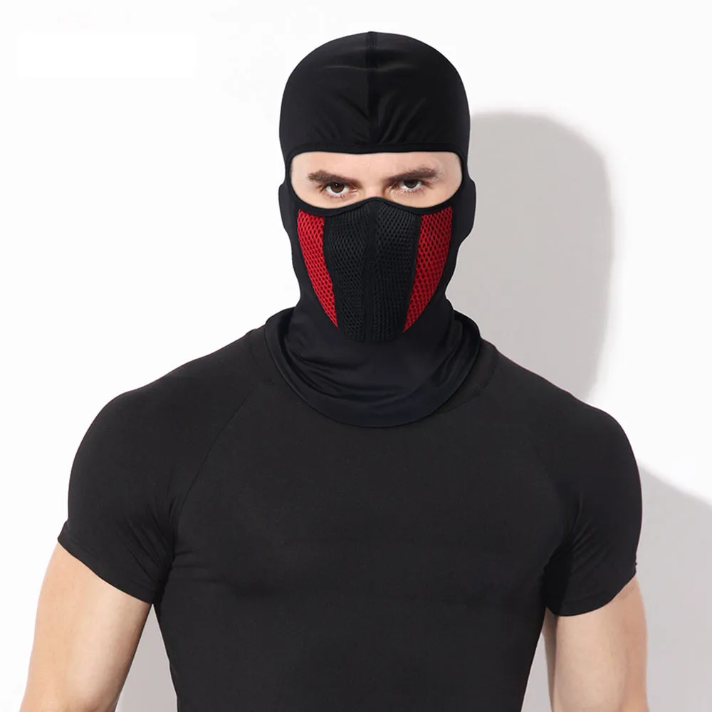 Mesh Black Outdoor Balaclava Full Face Mask Sports Ski Bike Ninja Army Mask