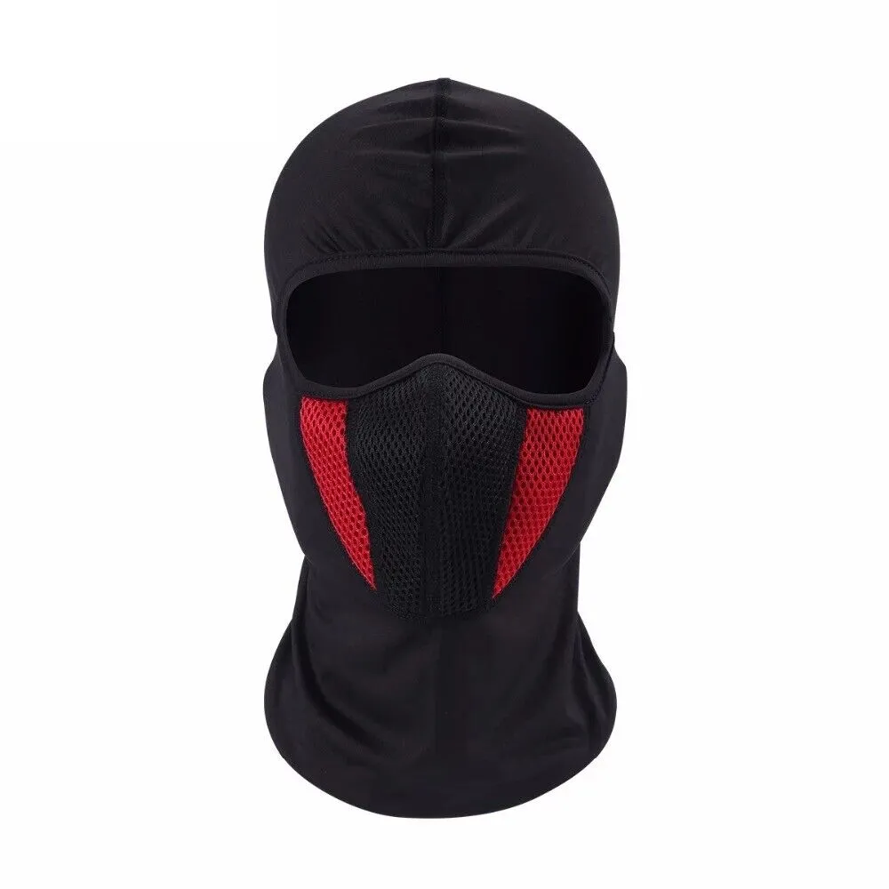 Mesh Black Outdoor Balaclava Full Face Mask Sports Ski Bike Ninja Army Mask