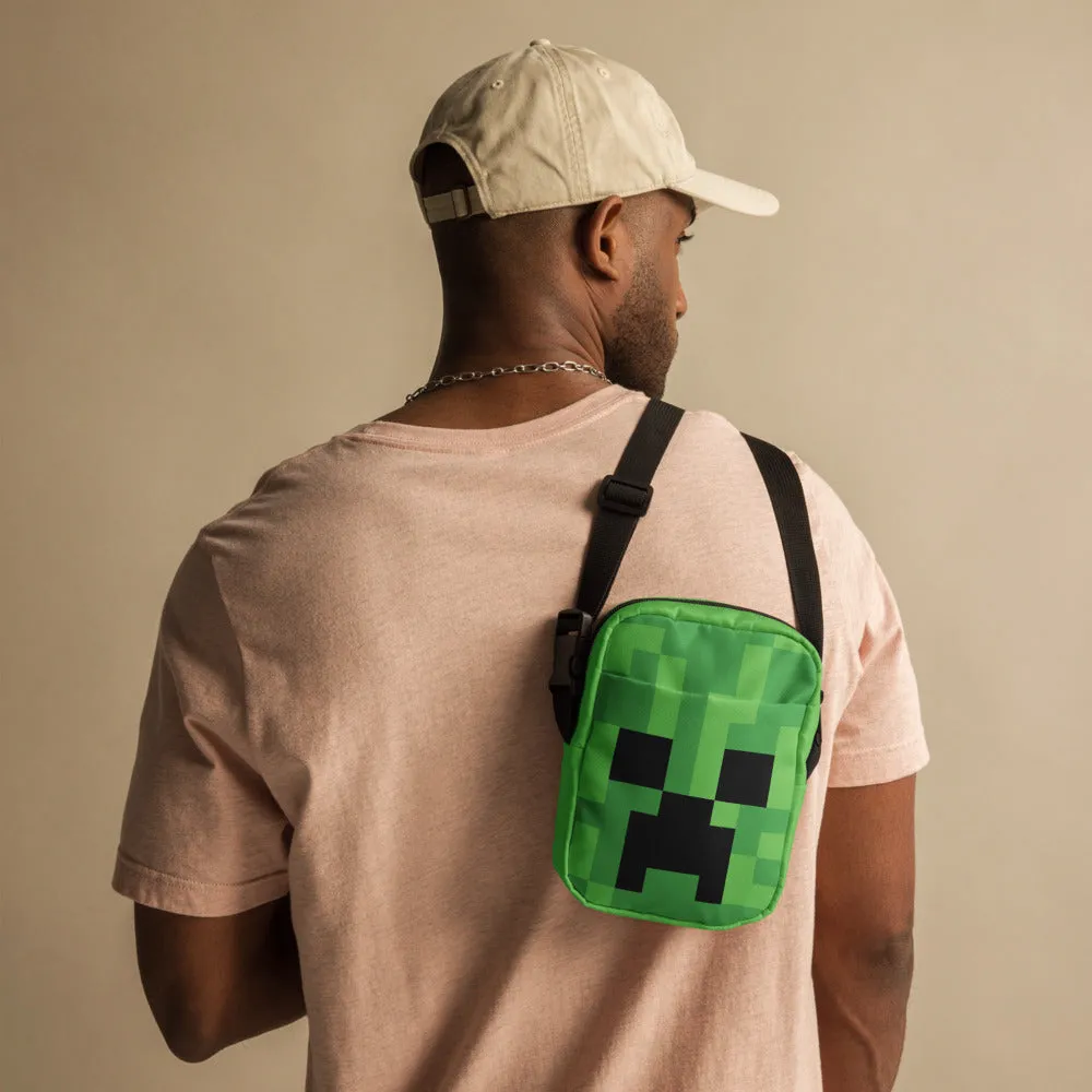 Minecraft Creeper Big Face Crossbody Bag