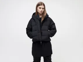 Naswa Puffer Cropped - Black