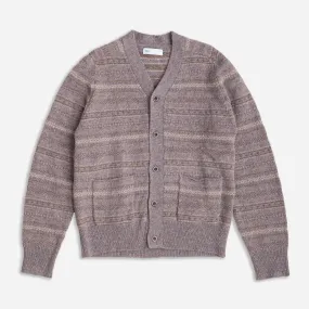 NORDIC CARDIGAN - BROWN