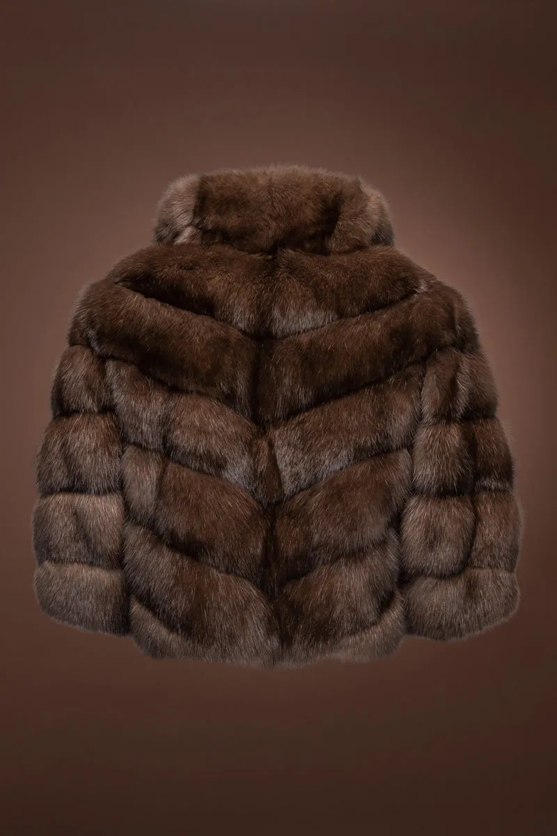 Russian Sable Fur Cape